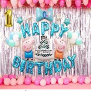 Set bóng sinh nhật heo peppa bé trai
