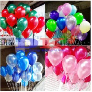 Set 100 bóng tròn 30cm trang trí sinh nhật