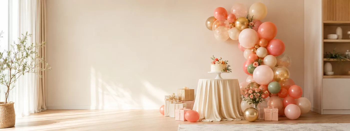 Trang trí sinh nhật người lớn sang trọng